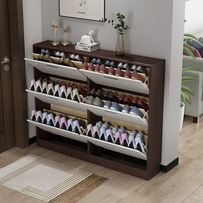 Common Corridor Shoe Rack 17cm ultra-thin shoe cabinet for household doorways, corridors ...